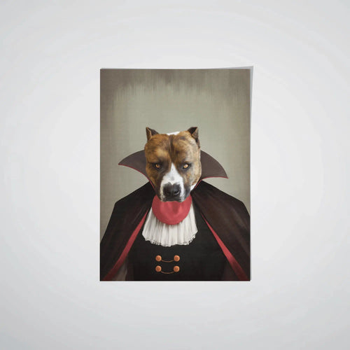 Crown and Paw - Poster The Vampire - Custom Pet Poster