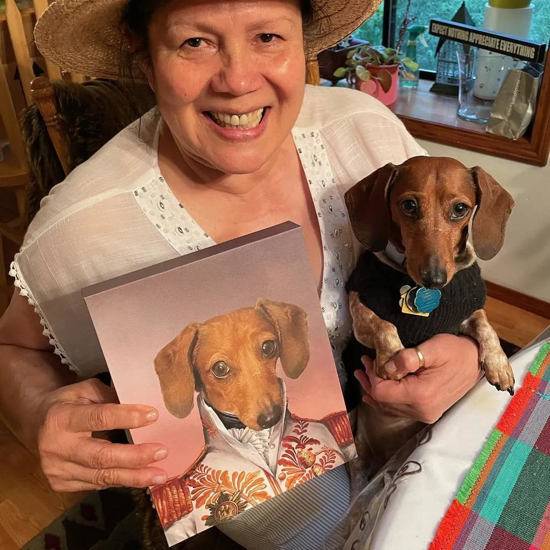 The White General - Custom Pet Canvas