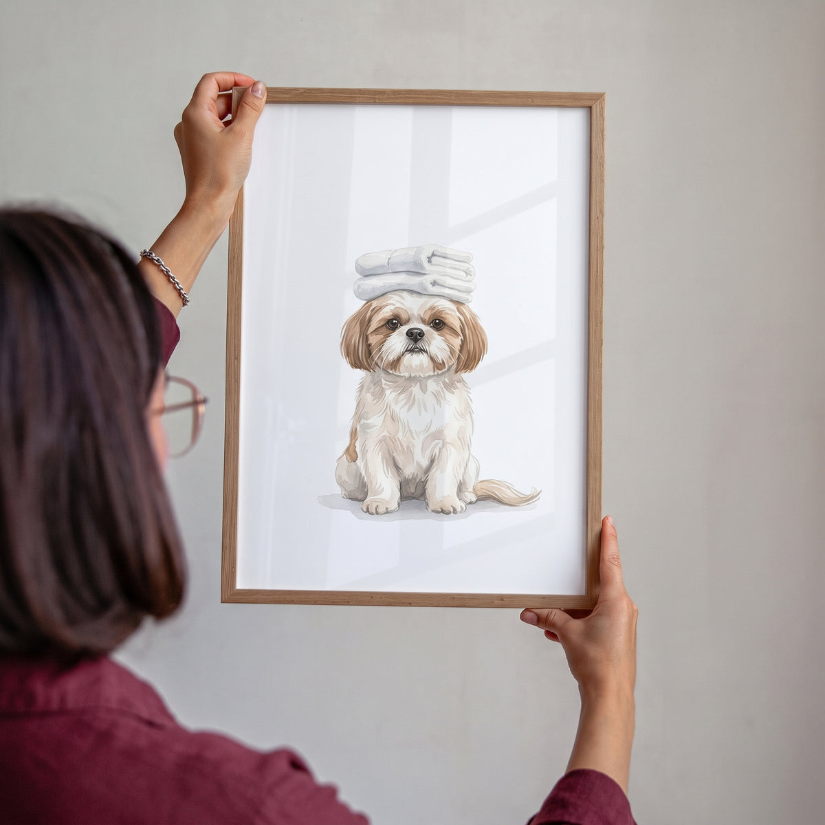 Fresh Towels Pet Portrait