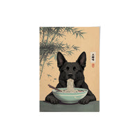 Eating Noodles Asian Style Pet Portrait