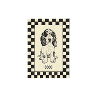 Checkered Pet Portrait