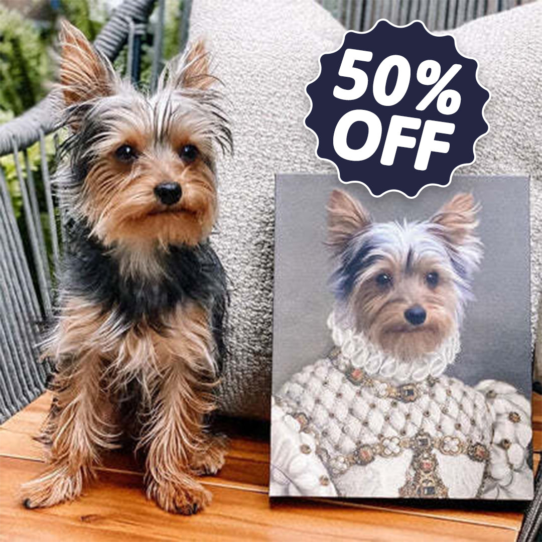 Renaissance Pet Portrait (50% Off) - Custom Canvas