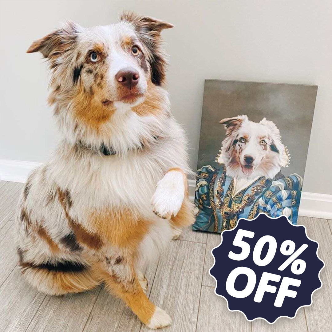 Renaissance Pet Portrait (50% Off) - Custom Canvas
