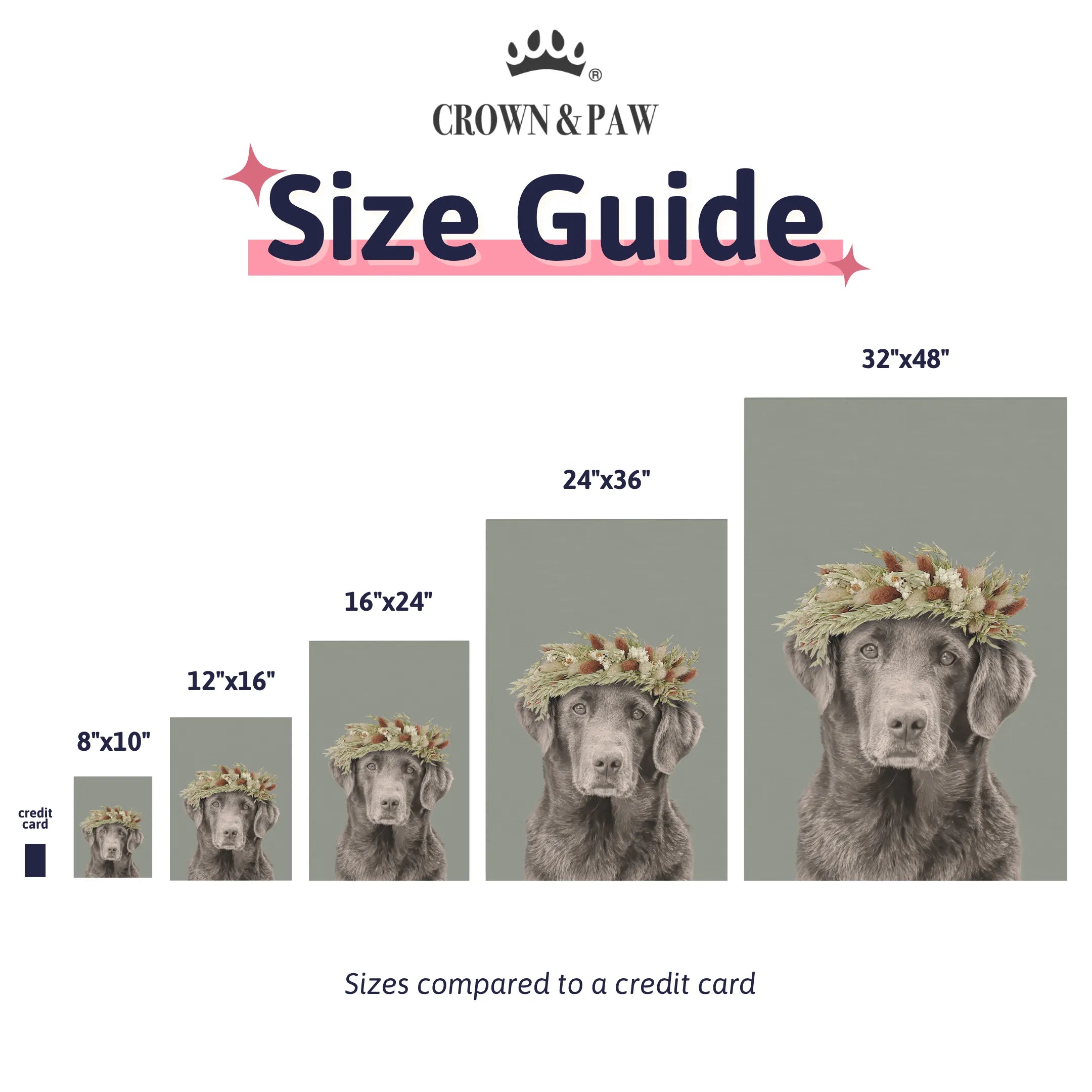 Foliage Pet Portrait - Custom Canvas