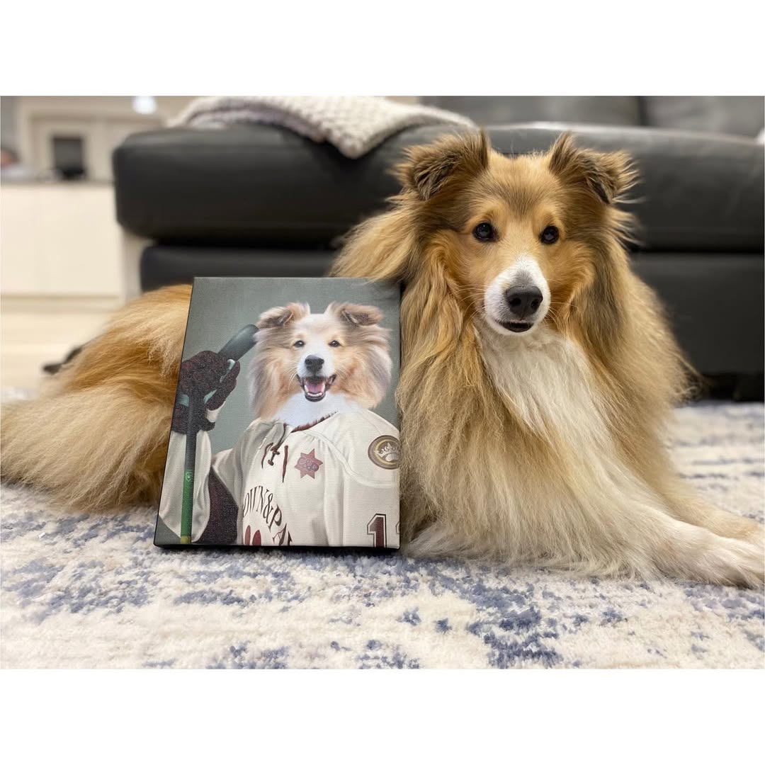 The Ice Hockey Player - Custom Pet Canvas