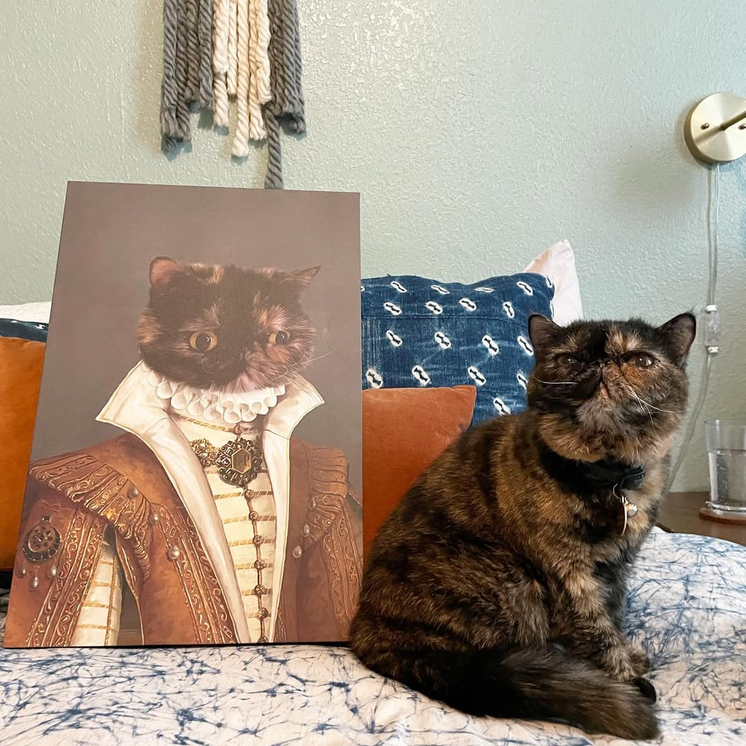 The Golden Princess - Custom Pet Canvas