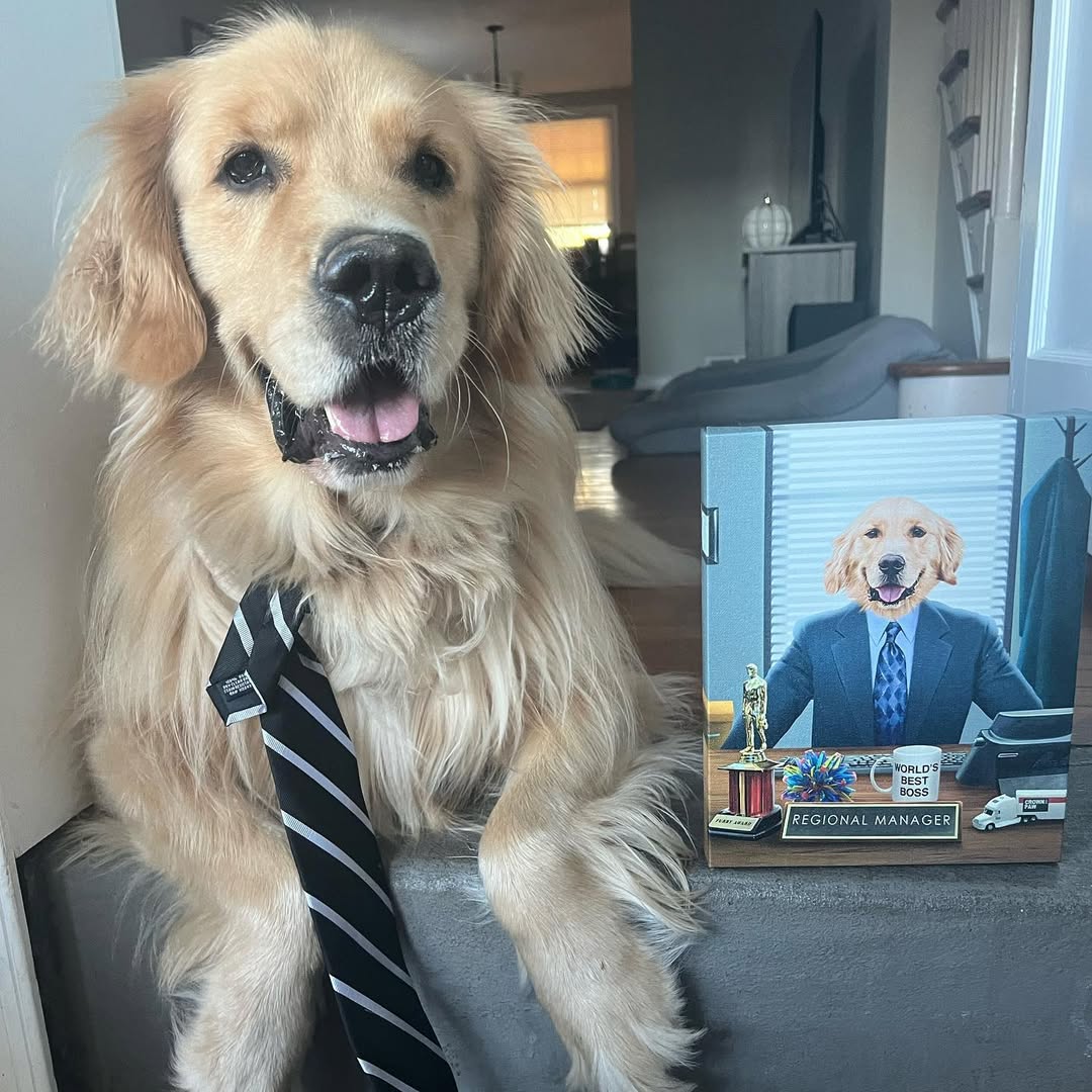 The Best Boss - Custom Pet Canvas
