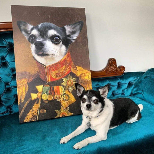 Crown and Paw - Canvas The Veteran - Custom Pet Canvas