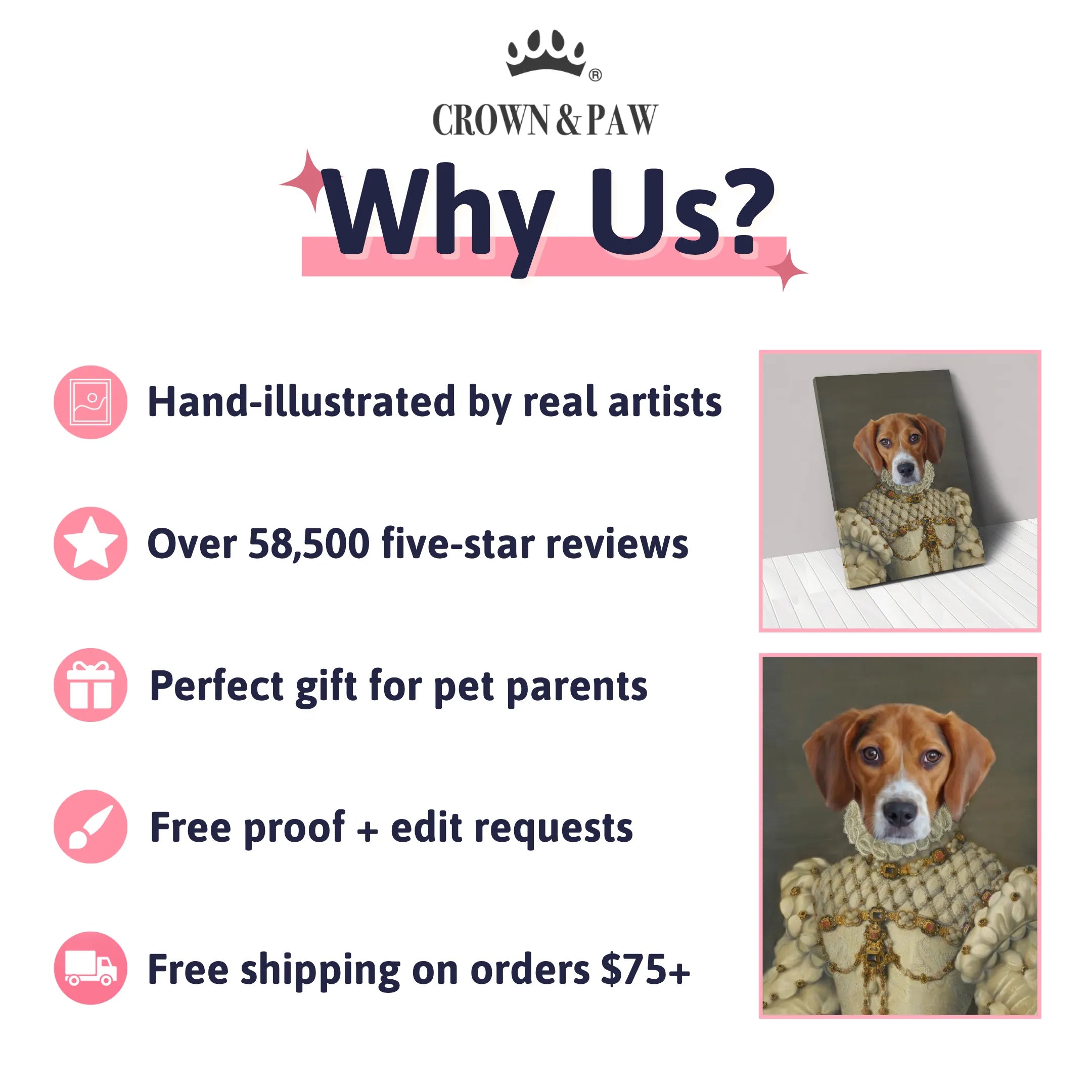 The Princess - Custom Pet Canvas