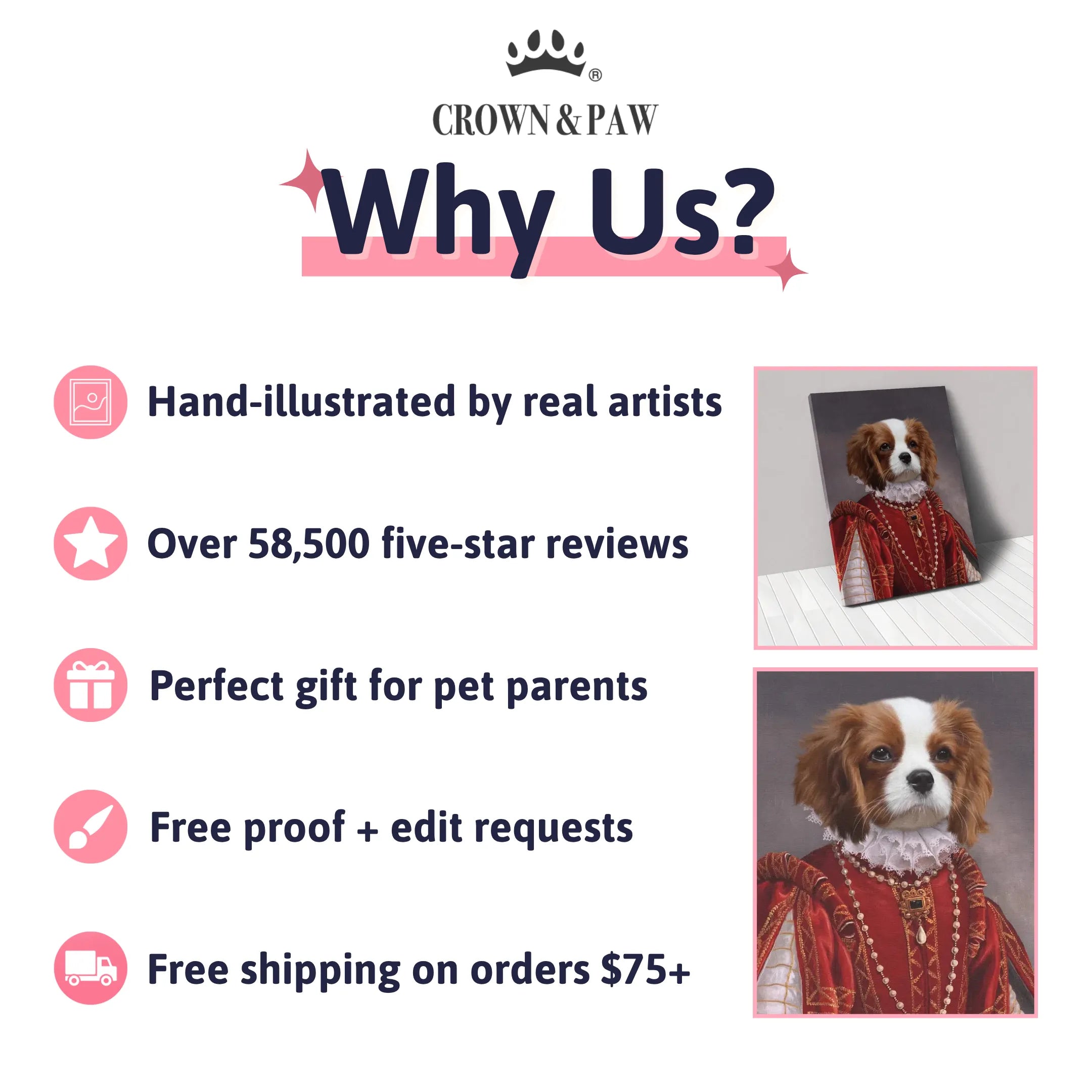 The Queen of Roses - Custom Pet Canvas