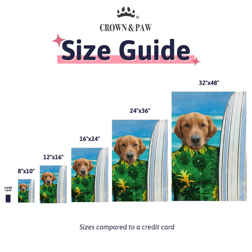 The Surfer - Custom Pet Canvas