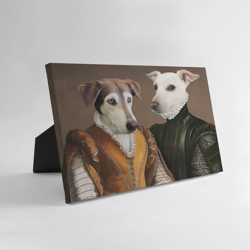 Crown and Paw - Standing Canvas The Classy Couple - Custom Standing Canvas