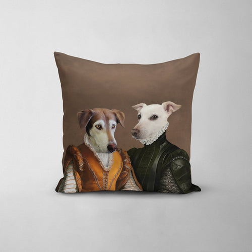 Crown and Paw - Throw Pillow The Classy Couple - Custom Throw Pillow