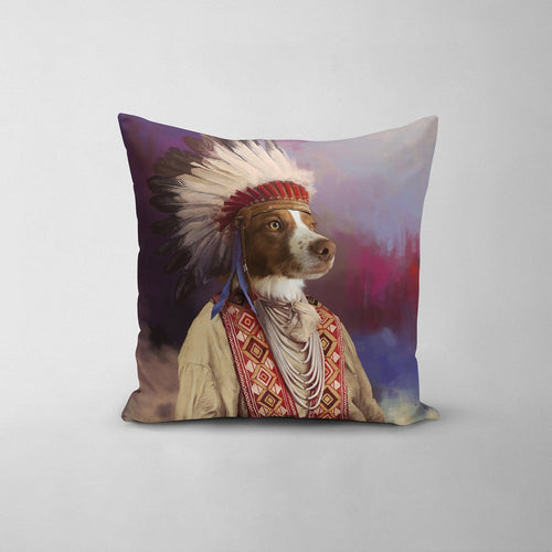Crown and Paw - Throw Pillow The Chief - Custom Throw Pillow