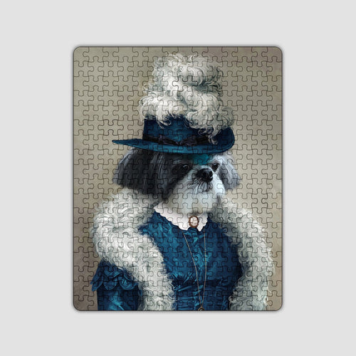 Crown and Paw - Puzzle The Boa Lady - Custom Puzzle 11" x 14"