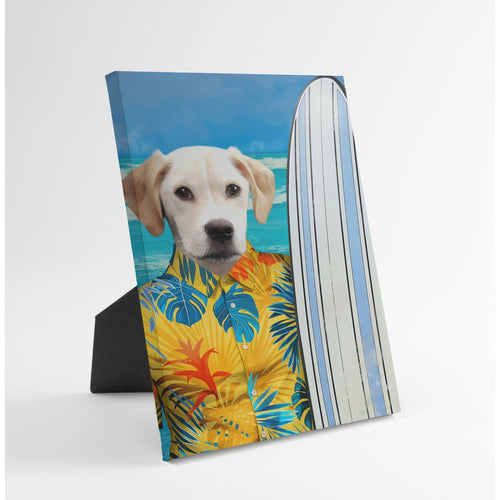 Crown and Paw - Standing Canvas The Surfer - Custom Standing Canvas