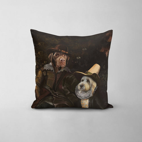 Crown and Paw - Throw Pillow The Lovers - Custom Throw Pillow