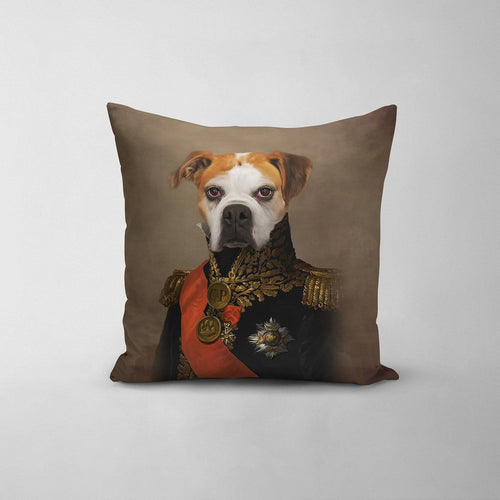 Crown and Paw - Throw Pillow The Major - Custom Throw Pillow