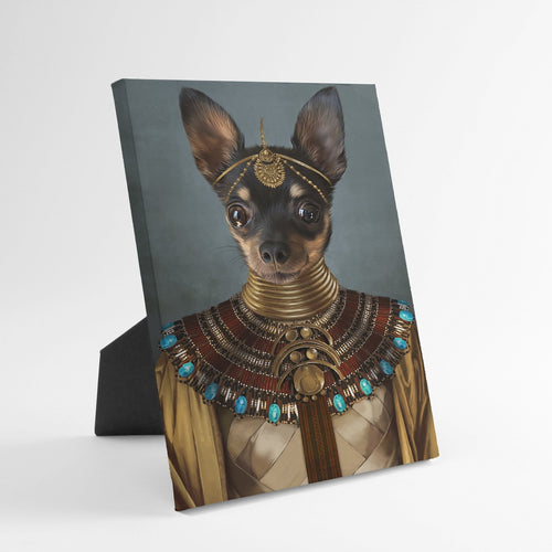 Crown and Paw - Standing Canvas The Nubian Queen - Custom Standing Canvas