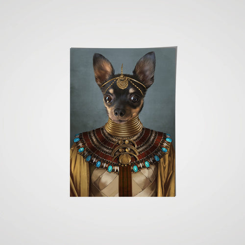 Crown and Paw - Poster The Nubian Queen - Custom Pet Poster