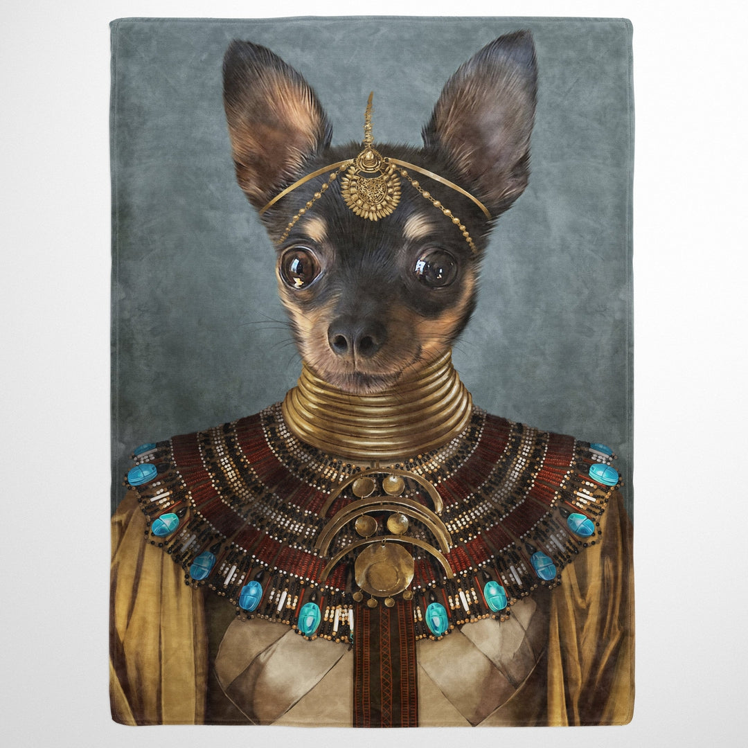 The Nubian Queen - Custom Pet Blanket