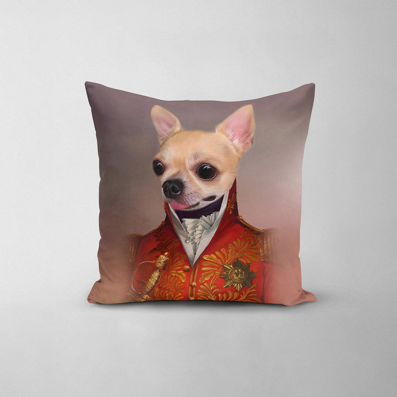 The Red General - Custom Throw Pillow
