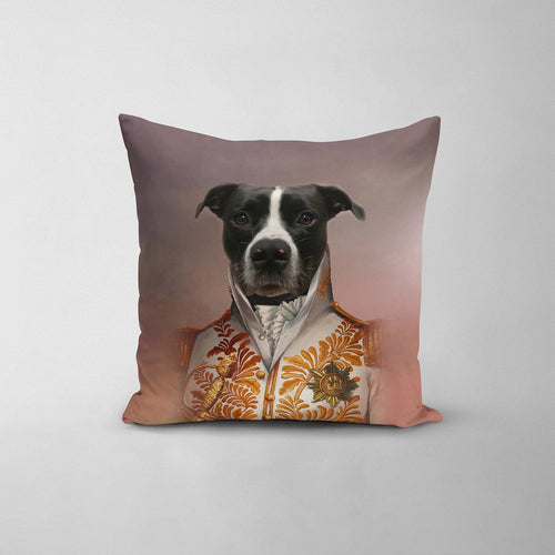 Crown and Paw - Throw Pillow The White General - Custom Throw Pillow