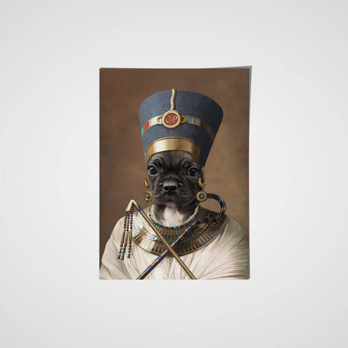 Crown and Paw - Poster The Egyptian Queen - Custom Pet Poster