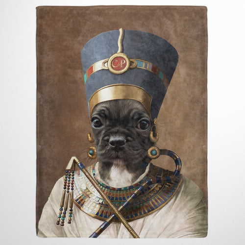 Crown and Paw - Blanket The Egyptian Queen - Custom Pet Blanket