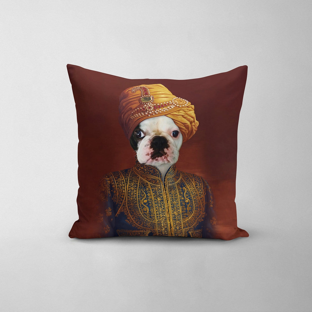 The Indian Raja - Custom Throw Pillow