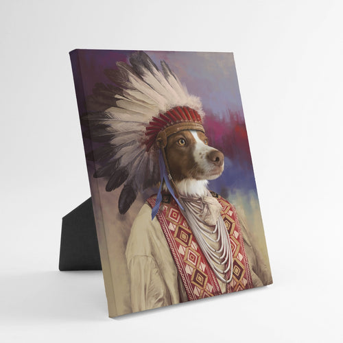 Crown and Paw - Standing Canvas The Chief - Custom Standing Canvas