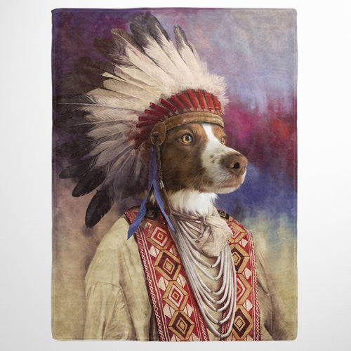 Crown and Paw - Blanket The Chief - Custom Pet Blanket