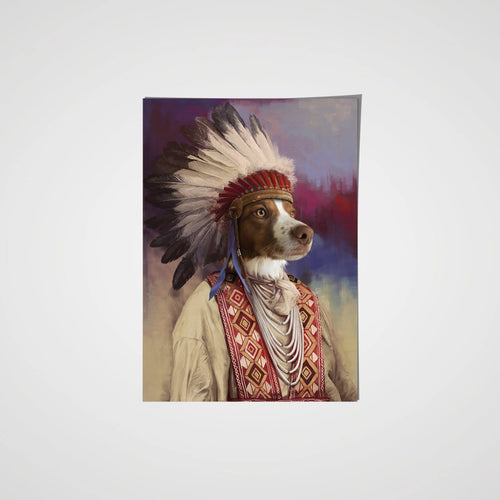 Crown and Paw - Poster The Chief - Custom Pet Poster