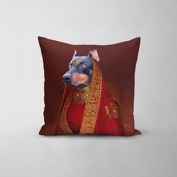 The Indian Rani - Custom Throw Pillow