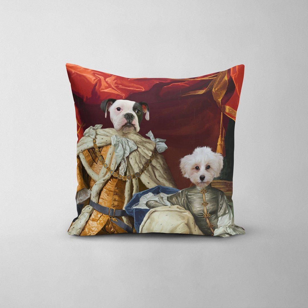 The Royal Couple - Custom Throw Pillow