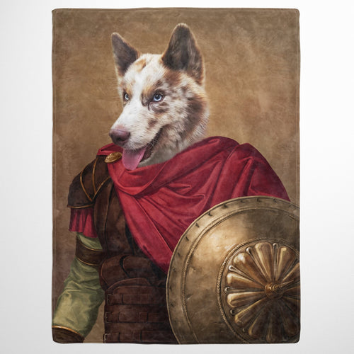 Crown and Paw - Blanket The Gladiator - Custom Pet Blanket