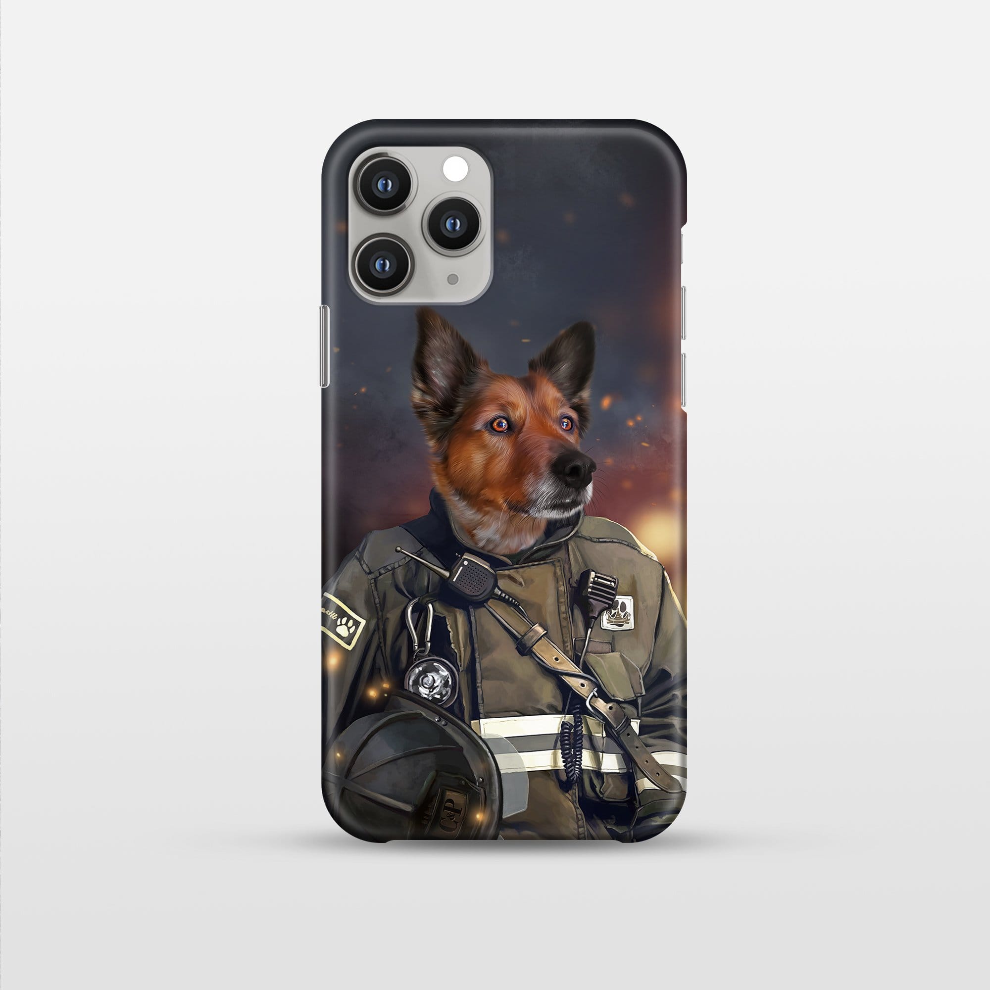 The Firefighter - Pet Art Phone Case