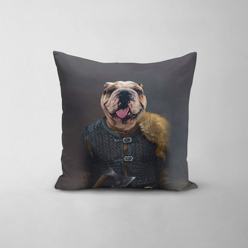 Crown and Paw - Throw Pillow The Viking Leader - Custom Throw Pillow