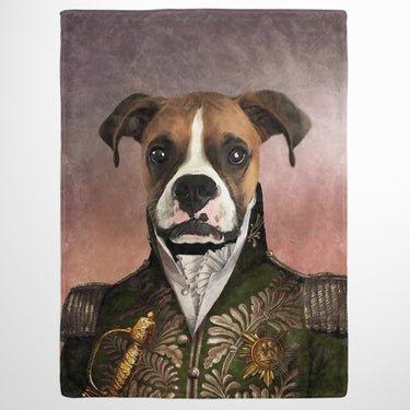 The Green General - Custom Pet Blanket