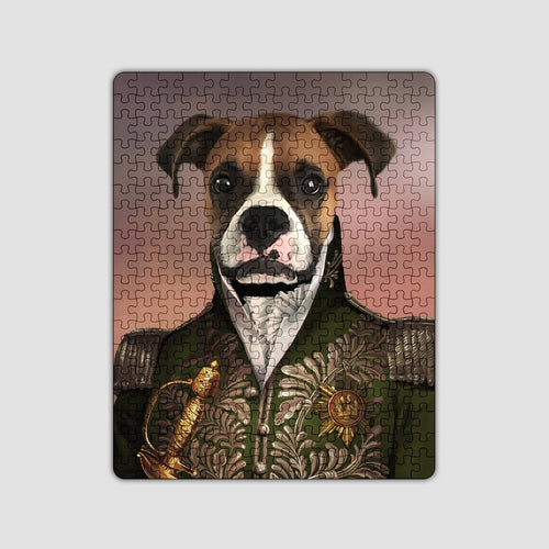 Crown and Paw - Puzzle The Green General - Custom Puzzle 11" x 14"