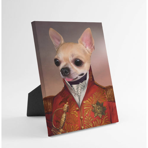 Crown and Paw - Standing Canvas The Red General - Custom Standing Canvas