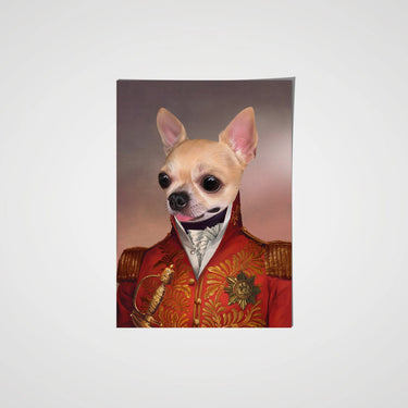 The Red General - Custom Pet Poster