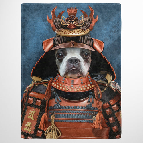 Crown and Paw - Blanket The Samurai - Custom Pet Blanket