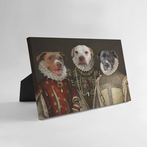 Crown and Paw - Standing Canvas The Three Queens - Custom Standing Canvas