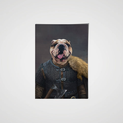 Crown and Paw - Poster The Viking Leader - Custom Pet Poster