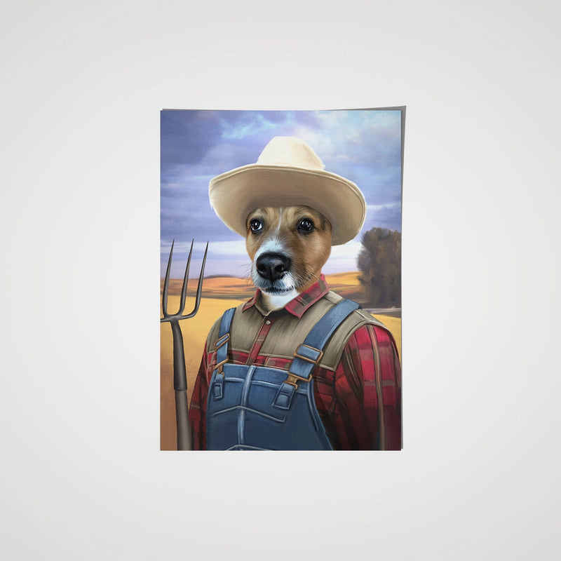 The Farmer - Custom Pet Poster