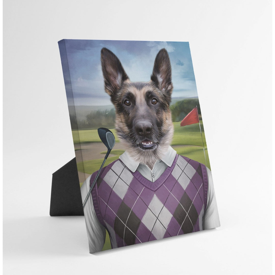 The Golfer - Custom Standing Canvas