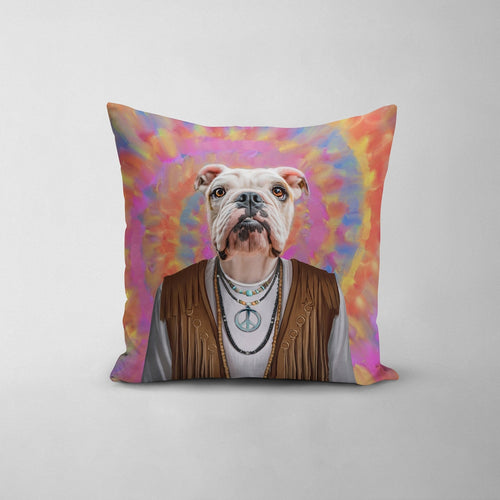 Crown and Paw - Throw Pillow The Hippie - Custom Throw Pillow