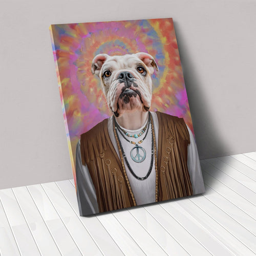 Crown and Paw - Canvas The Hippie - Custom Pet Canvas