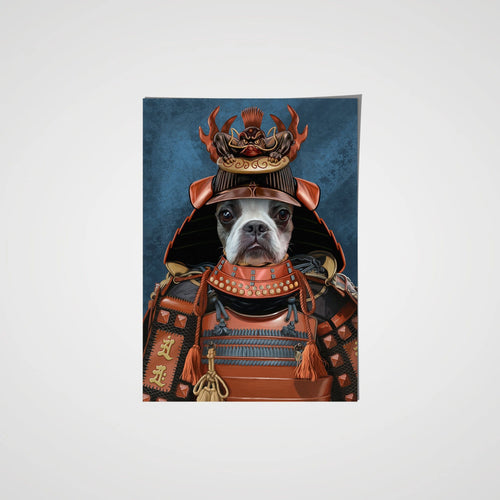 Crown and Paw - Poster The Samurai - Custom Pet Poster